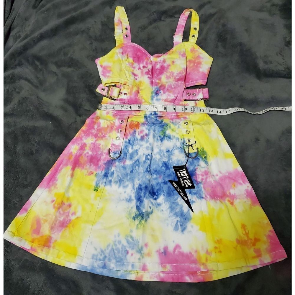 TRIPP nyc tie dyed buckle dress XS, S, M - Picture 2 of 4